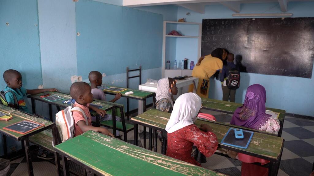 École à Nouadhibou, Mauritanie.