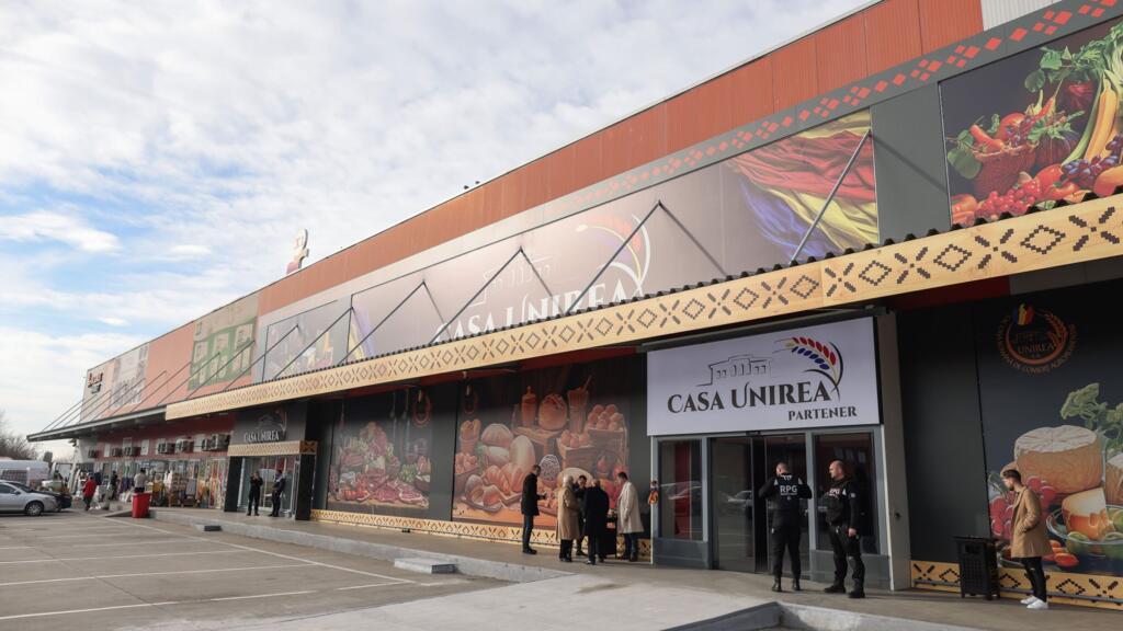 Deschiderea primului magazin de tip cash and carry ,,Casa Unirea, in Afumati, judetul Ilfov, 18 decembrie 2023.