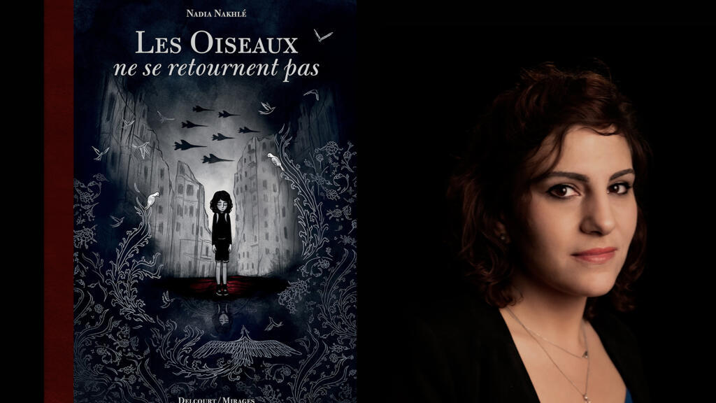Couverture du roman graphique de Nadia Nakhlé "Les oiseaux ne se retournent pas".