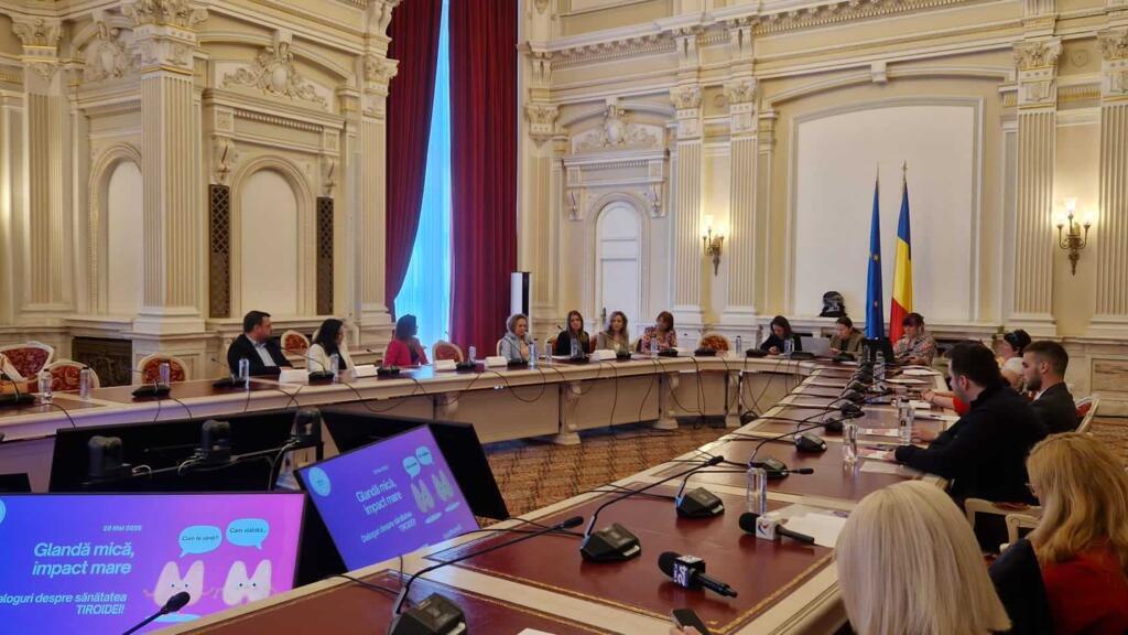 Conferința „Glandă mică, impact mare – Dialoguri despre sănătatea TIROIDEI!”, organizat la Palatul Parlamentului