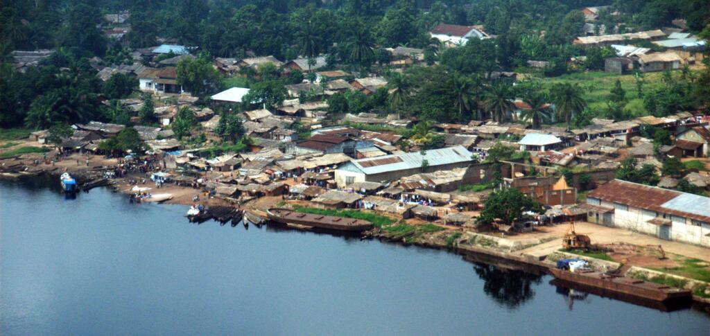 Le port de Basankusu, dans le centre-nord de la RDC.