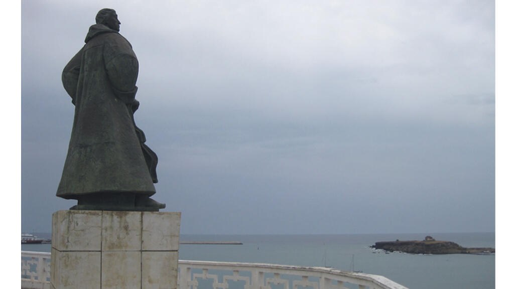 Statue de Diogo Gomes, Praia, Cap Vert.