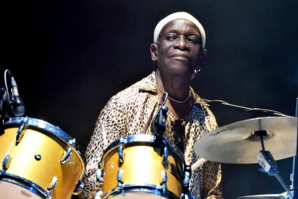 Tony Allen à «La Batterie» à Guyancourt en 2015.