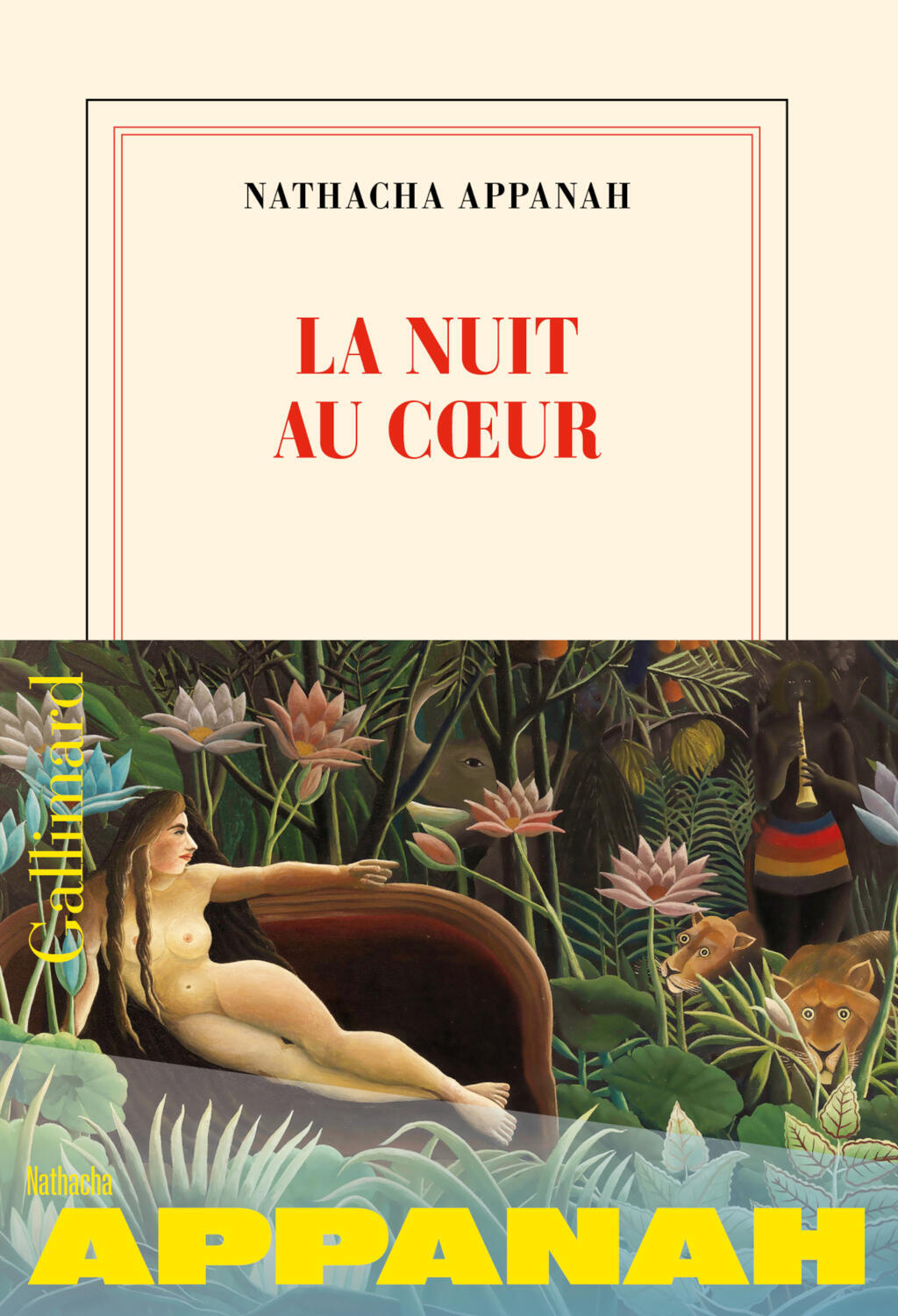 Couverture du livre « La nuit au cœur » de la romancière Franco-Mauritienne Natacha Appanah.