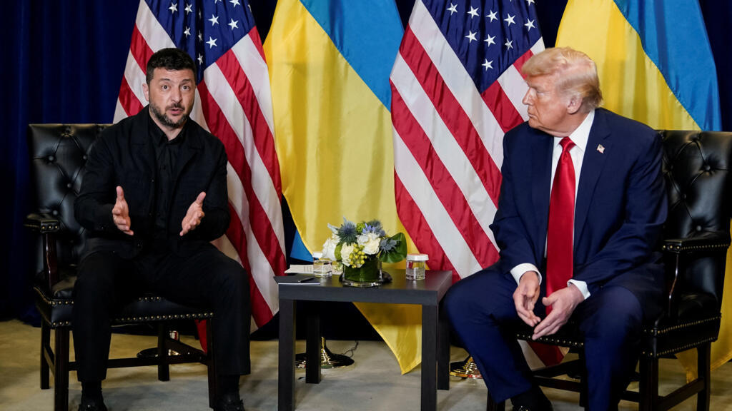 Volodymyr Zelensky et Donald Trump. États-Unis, New York, 23 septembre 2025.