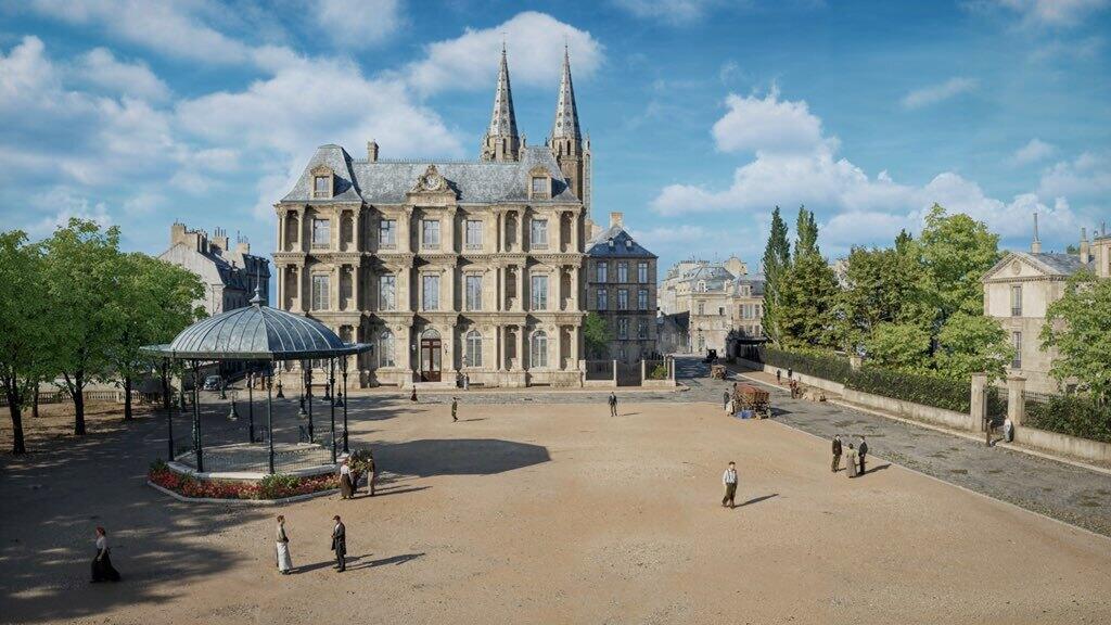 Saint-Lô, avant la destruction de la ville par un bombardement alliés.