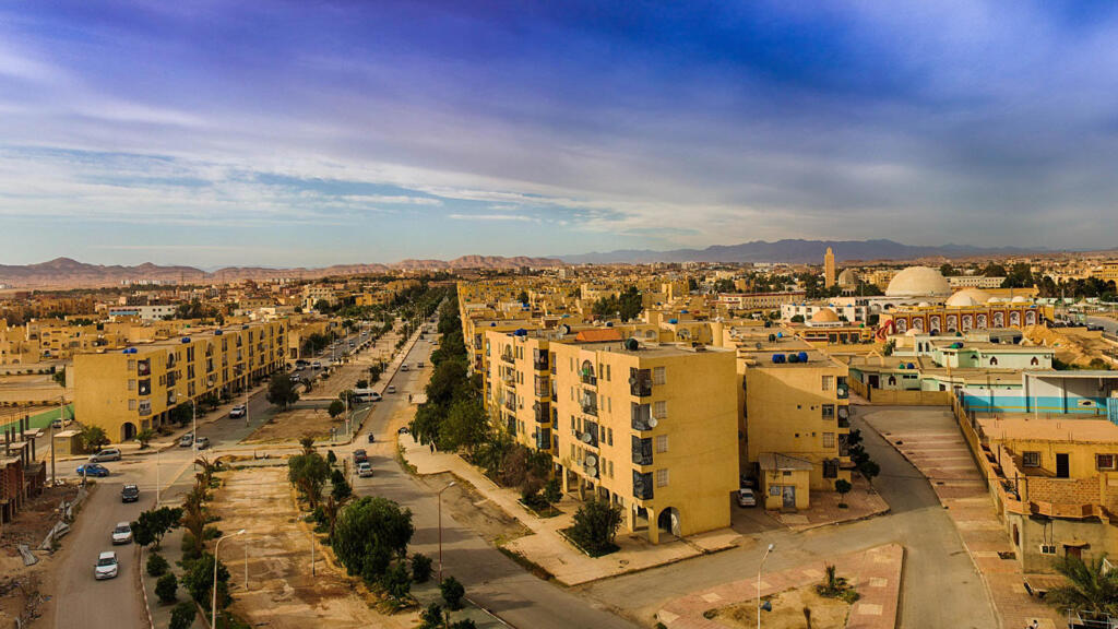 Prise de vue panoramique générale de l'entrée ouest de Biskra, le 13 mai 2018. (Photo d'illustration)