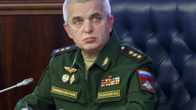 Mikhaïl Mizintsev (ici en 2018) dirigeait jusque-là le Centre de contrôle de la défense nationale.