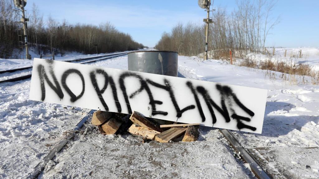 Le blocage des trains par les membres de la nation Wet-suwet'en se poursuit dans l'est du Canada. (photo d'illustration)