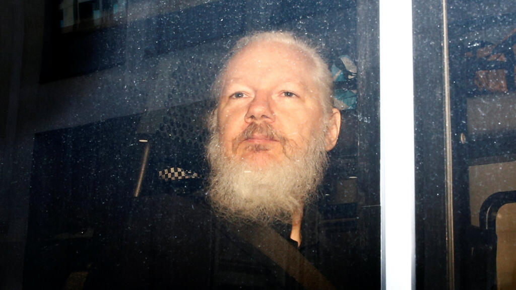 Julian Assange, le 11 avril 2019, jour de son arrestation.