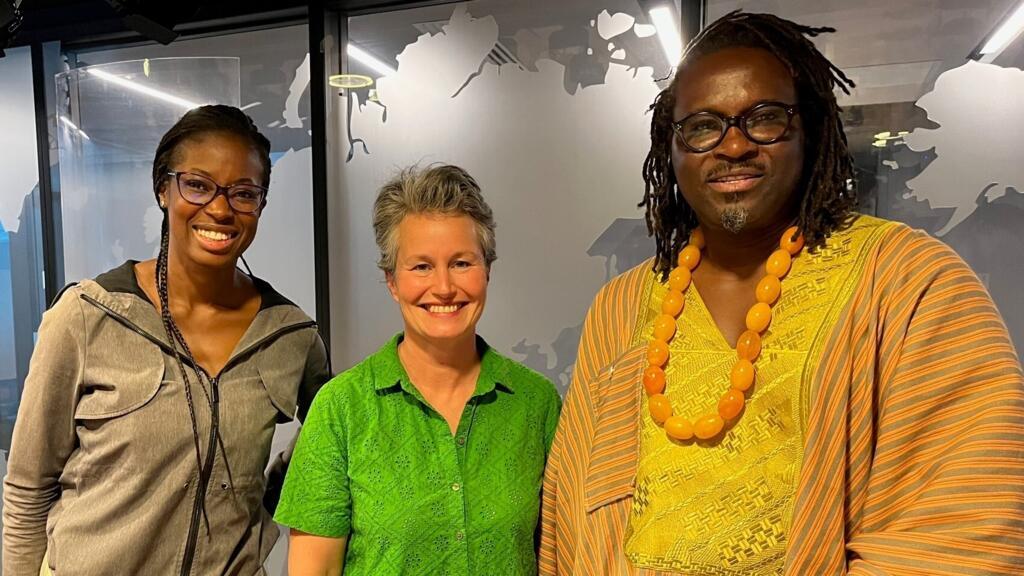 Anto Cocagne, Clémence Denavit, Raoul Coly à RFI.