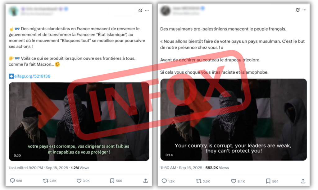Partagée par des comptes pro-russes, l'infox est arrivée dans la sphère politique.