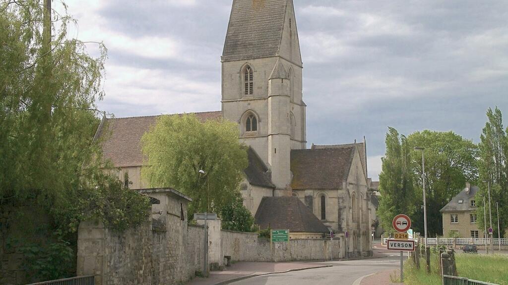 Verson et l'église Saint-Germain.