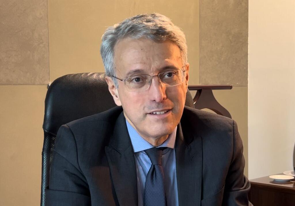 O embaixador do Brasil no Egito, Paulino Franco, em entrevista à RFI no Cairo.