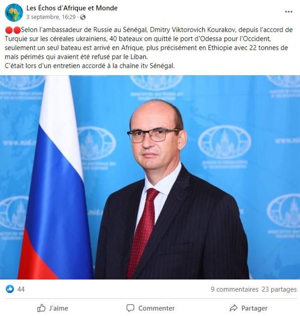 Les propos de l'ambassadeur se sont rapidement retrouvés sur les réseaux sociaux.
