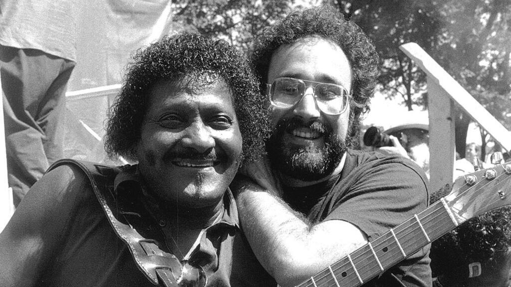 Albert Collins et Bruce Iglauer.
