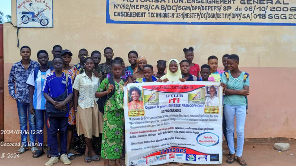 Les élèves du complexe scolaire La Luciole.