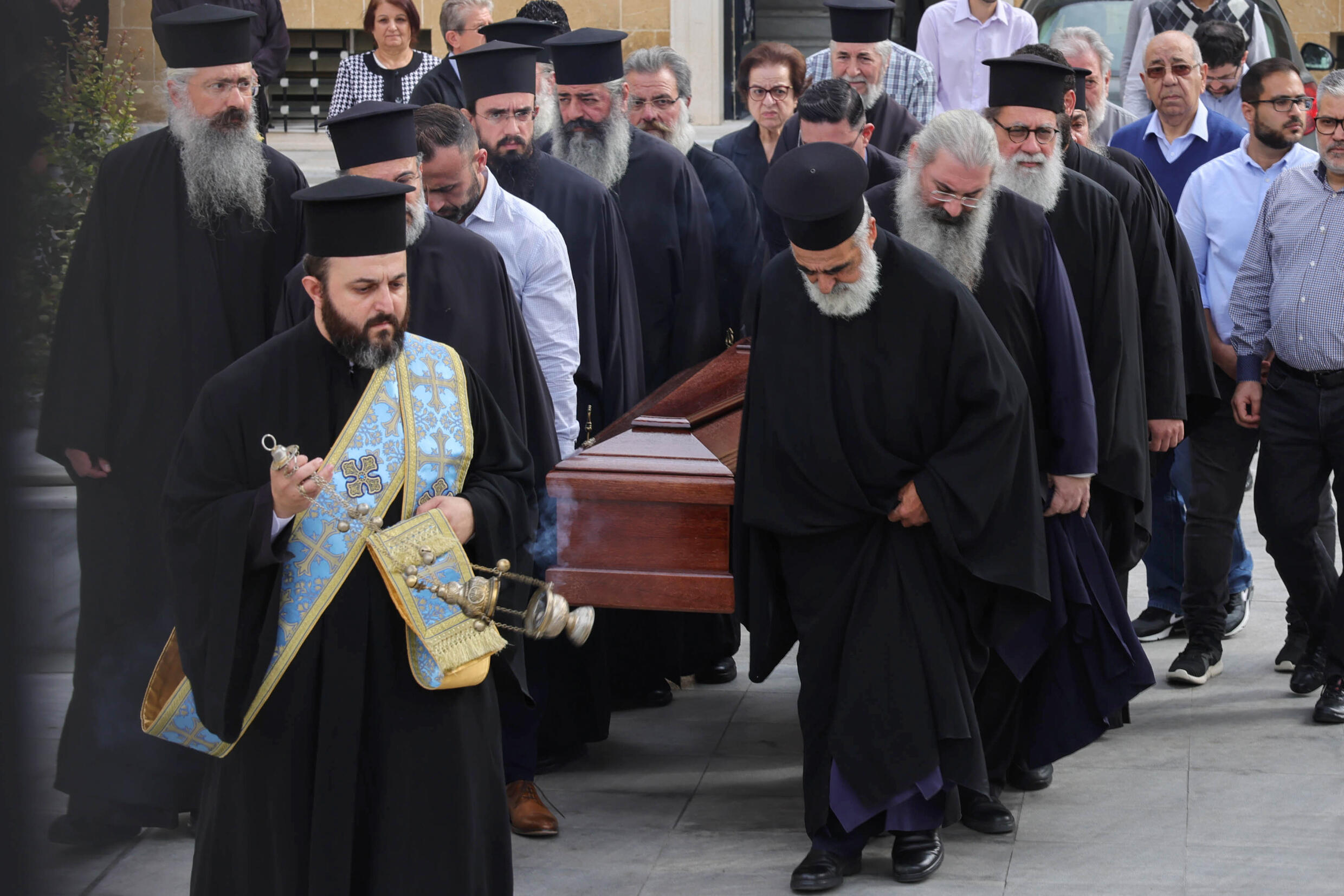 Κηδεία στον Χρυσόστομο που ηγείται της Ορθόδοξης Εκκλησίας στην Κύπρο από το 2006