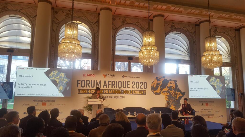 Le Forum Afrique du MOCI, le 7 février 2020 à Paris.