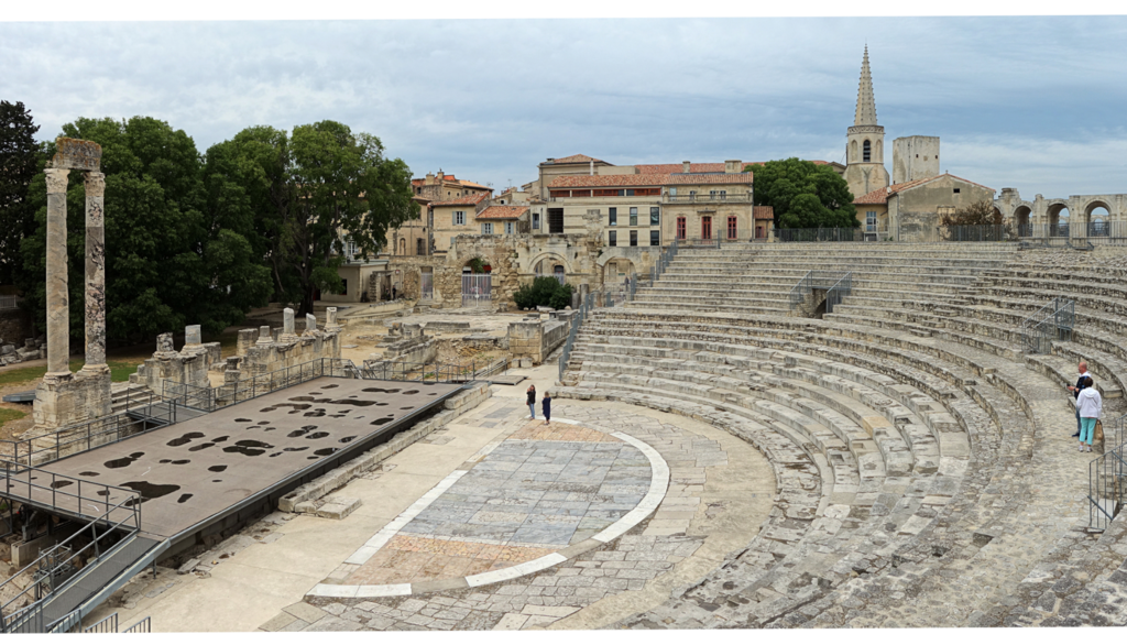 Le théâtre antique d'Arles, dans le sud de la France.