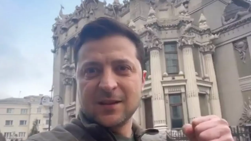 Le président ukrainien Volodymyr Zelensky.