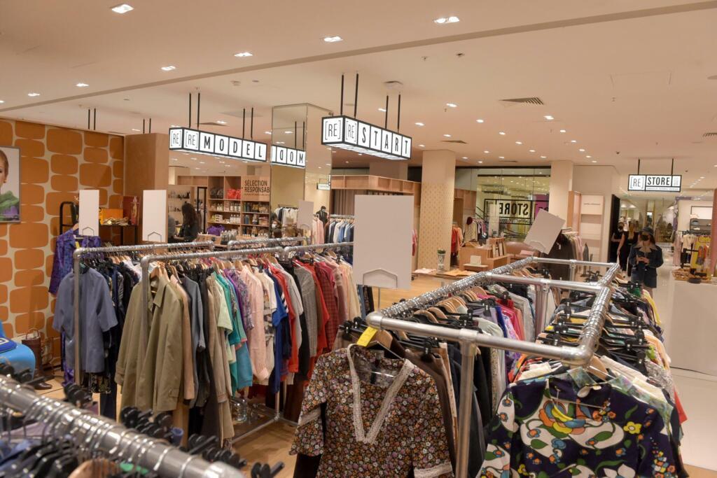 Galerias Lafayette, Printemps: as lojas de departamento francesas se abrem para produtos de segunda mão.