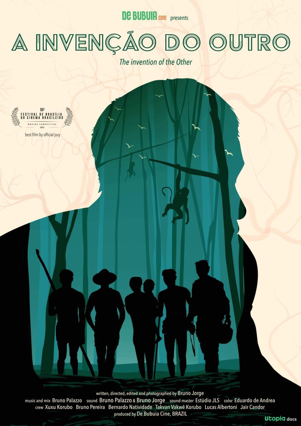 Cartaz do filme “A Invenção do Outro”, que concorre ao prêmio de melhor documentário no Festival de Cinema Latino-Americano de Biarritz.