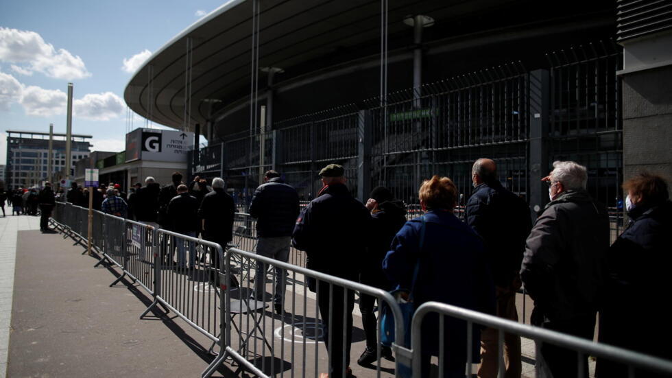 Stade de France opens as France's largest Covid19 vaccine centre