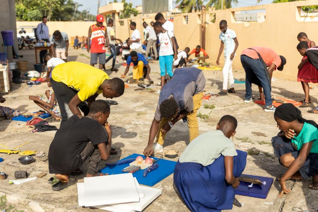 Ateliers de rue au Togo