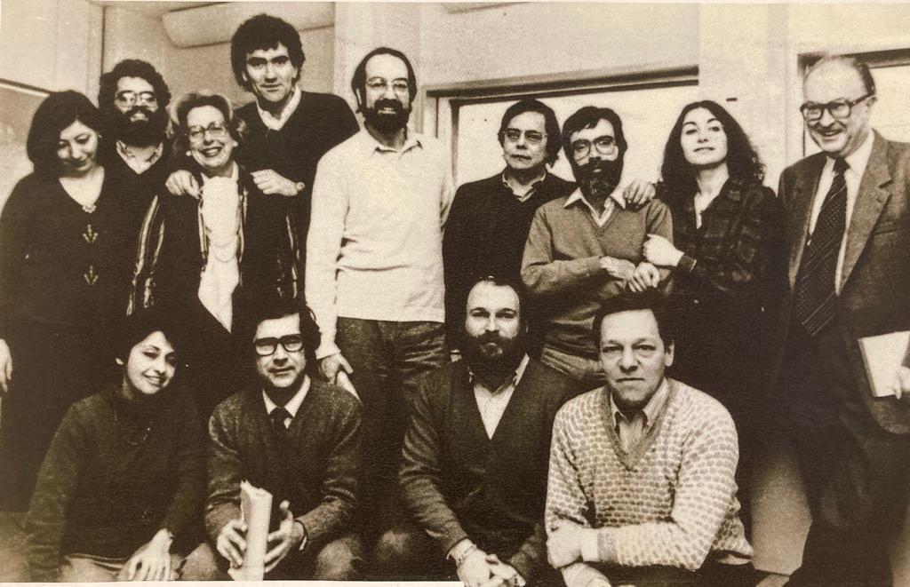 Alguns dos membros das primeiras equipes do serviço América Latina da RFI, formada entre correspondentes internacionais e exilados políticos