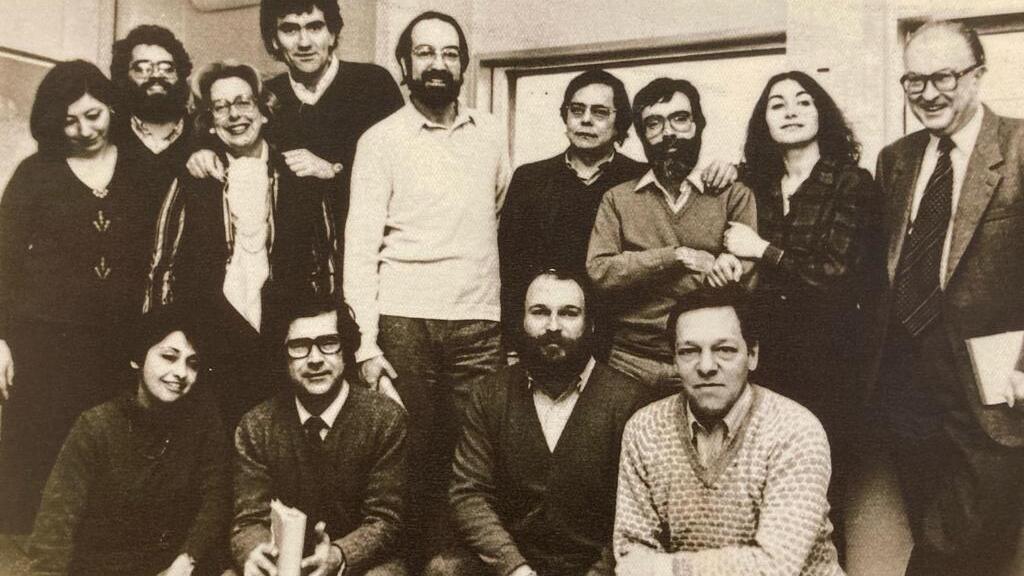 Alguns dos membros das primeiras equipes do serviço América Latina da RFI, formada entre correspondentes internacionais e exilados políticos