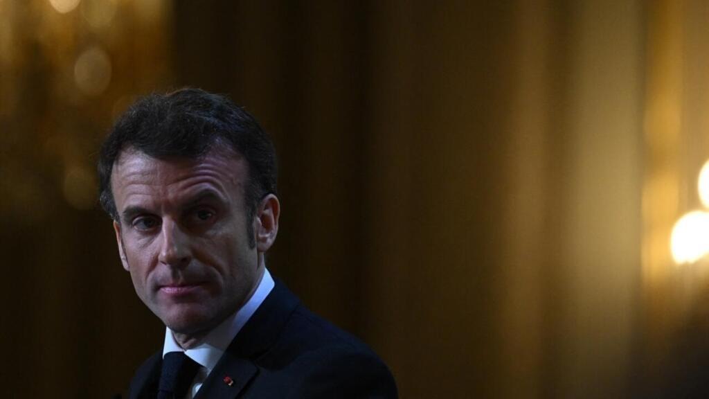 French President Emmanuel Macron outlining his FrancAfrique policy in February