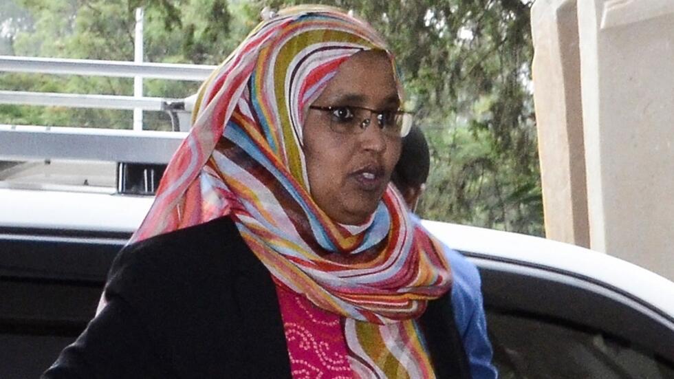 Waziri wa Ulinzi wa Ethiopia Aisha Mohammed hapa ilikuwa Oktoba 2018.