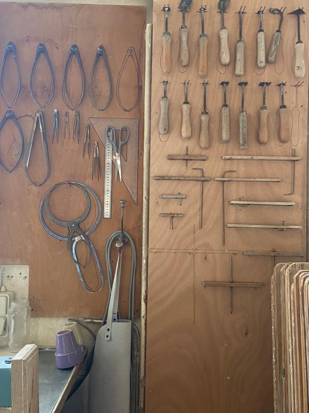 Outils pour le tournage en creux - Manufacture de Sèvres