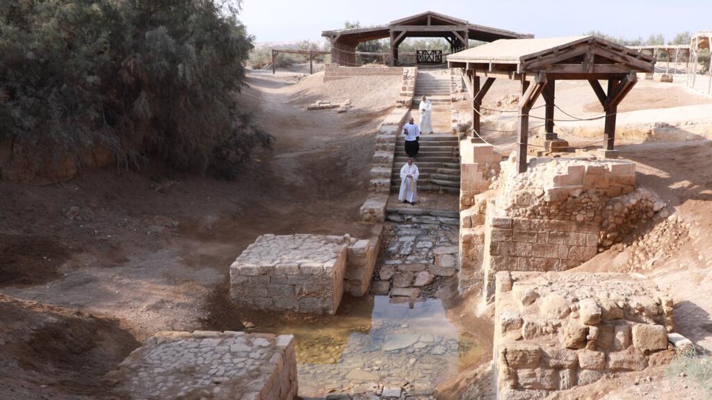 Jordanie : le site de Béthanie au-delà du Jourdain, le lieu attribué au baptême de Jésus.