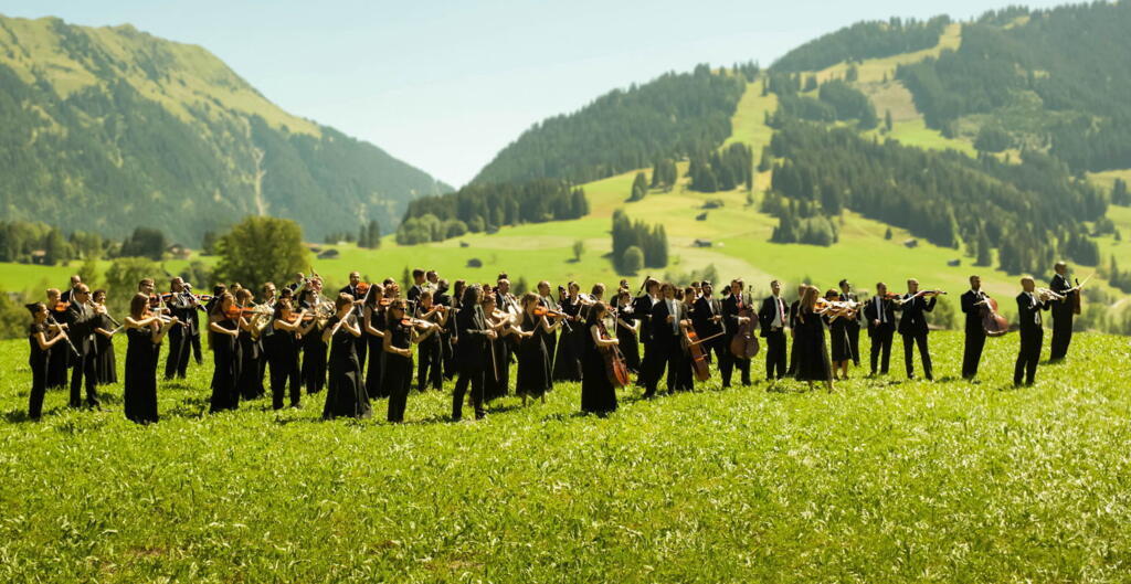 Gstaad en Suisse accueille  jusqu'au 31 août le 68e festival de musique classique, l'un des plus grands au monde.