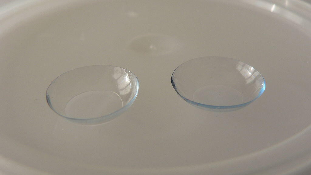 Des lentilles de contact