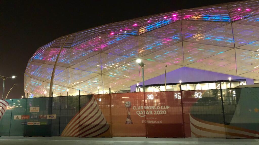 Estádio Education City, que recebeu jogos do Mundial de Clubes de 2020 e será uma das sedes da Copa de 2022