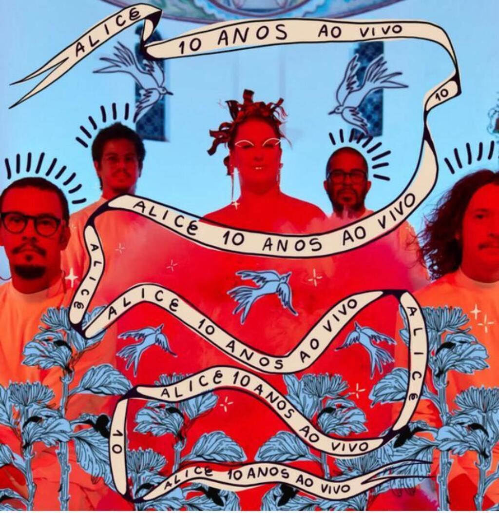 Capa do álbum de Alice Caymmi feita por Antonia Figueiredo. 