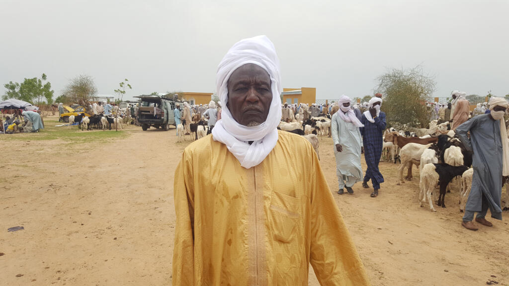 Abass Abdelkarim, éleveur de bétail à Massaguet.