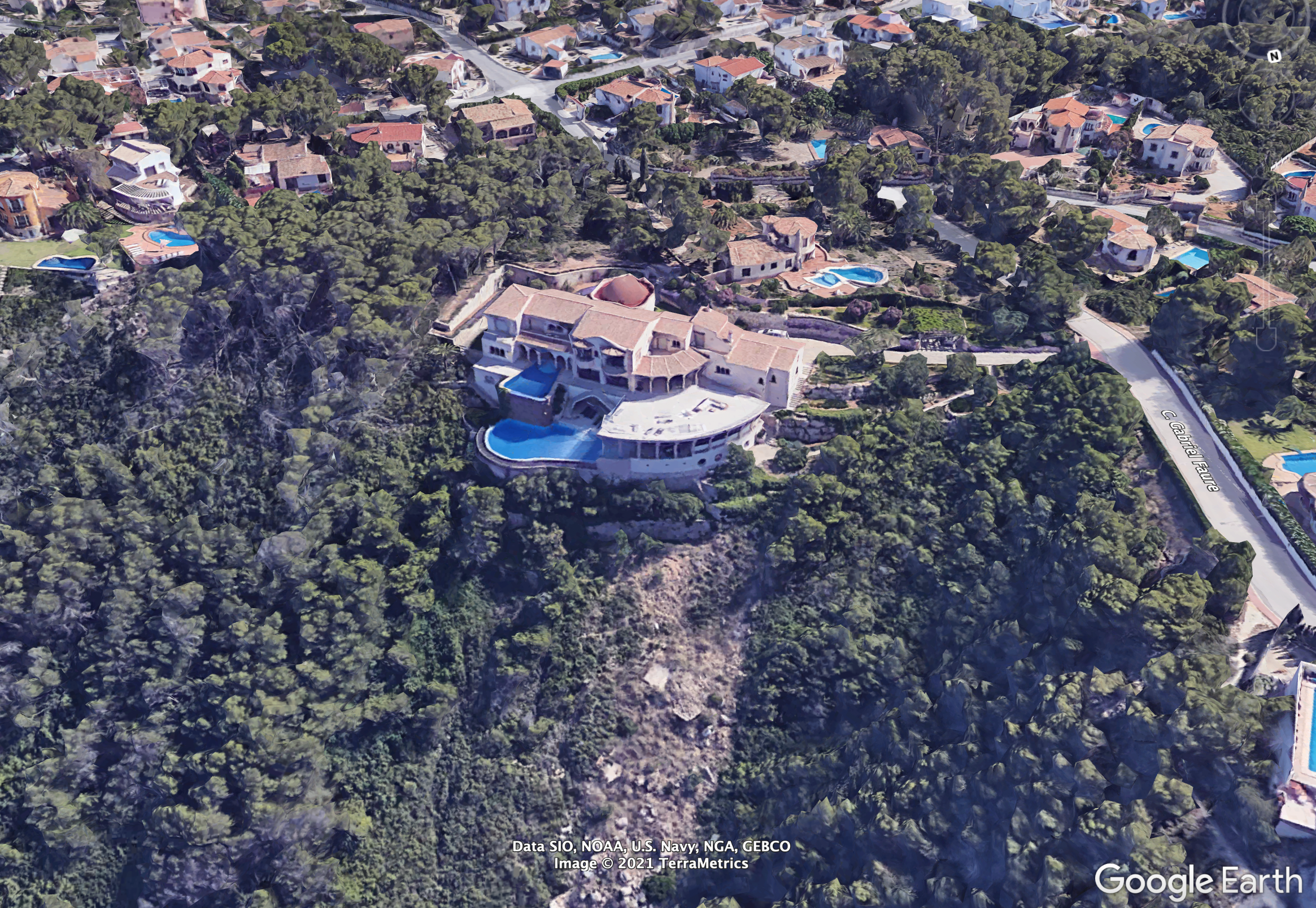 La ville de Philippe Moerloose dans la station balnéaire espagnole de Xavi.