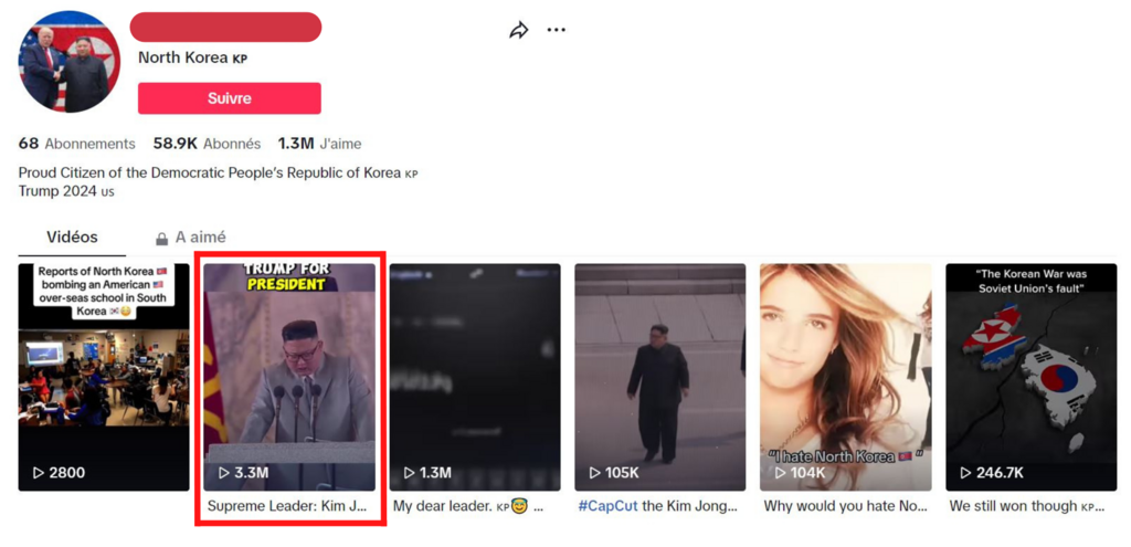 Les contenus de ce compte sont très populaires et cumulent plus d'1 million de mentions j'aime.