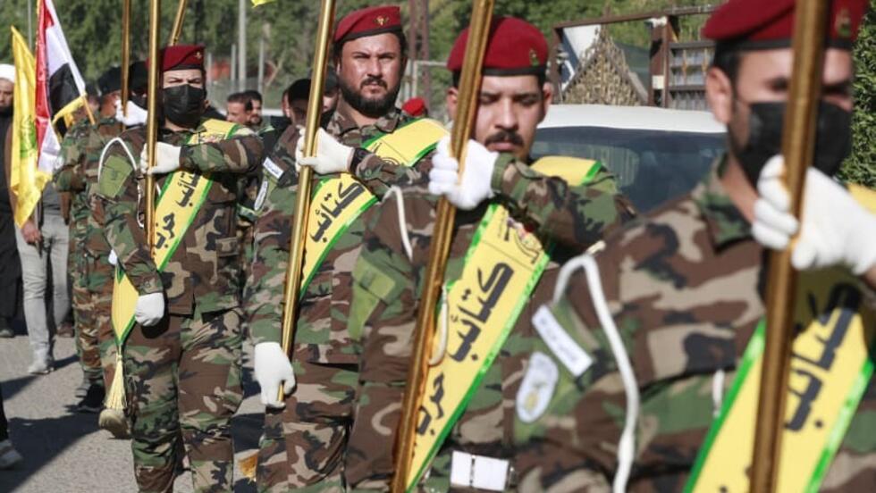 نیروهای کتائب حزب الله وابسته به حکومت ایران در عراق