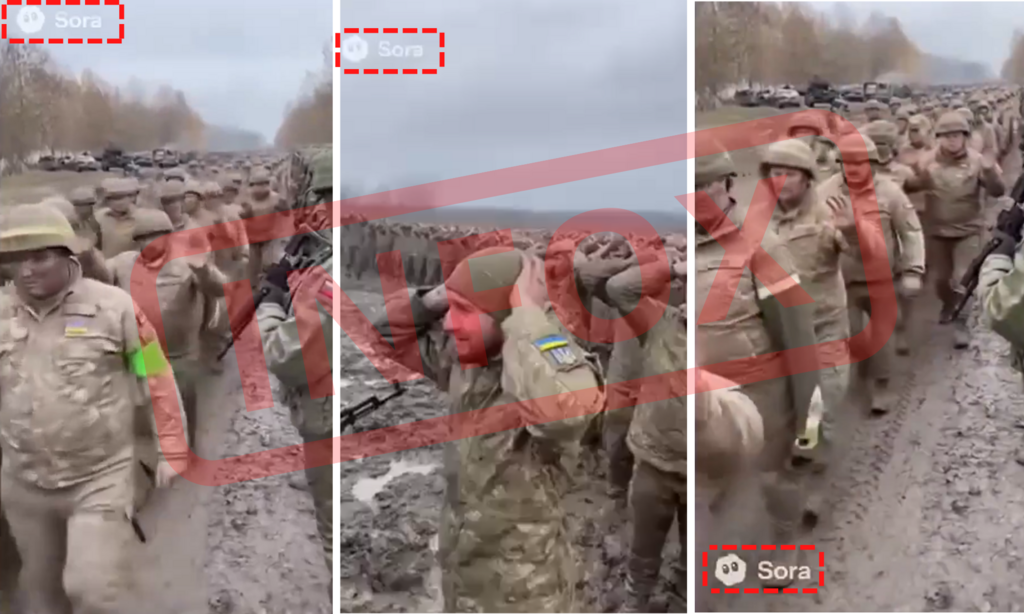 Le logo Sora est visible sur l'ensemble des vidéos.