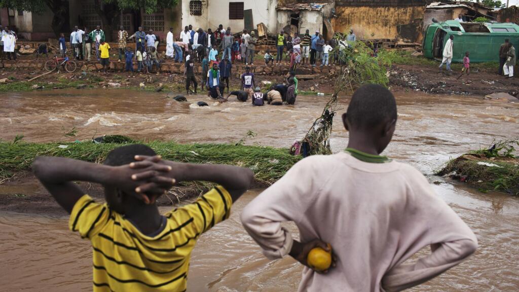 Inondations à Bamako, en 2013.