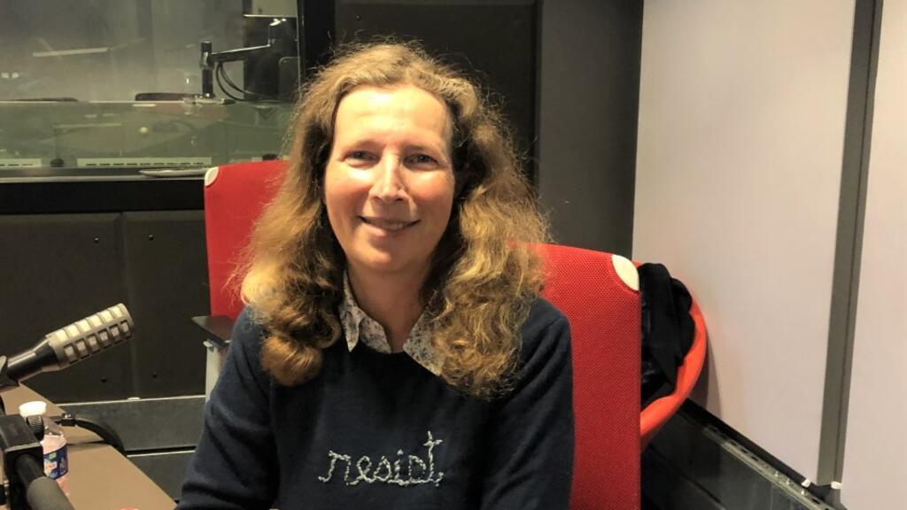 L'écrivaine française Catherine Cusset en studio à RFI (novembre 2021)