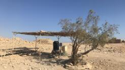 Bên trong pháo đài Massada (do Herode Đại đế xây), nơi trú ẩn của những người Essenes cuối cùng vào khoảng năm 73.