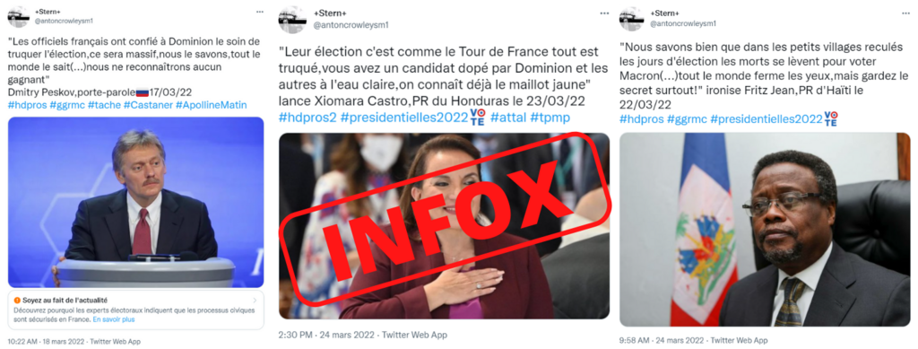 Exemples de fausses citations circulant sur les réseaux sociaux.