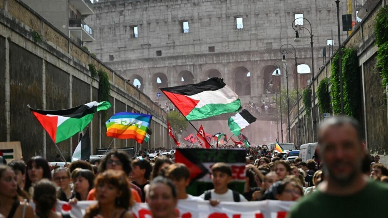 Des milliers de manifestants à travers toute l'Italie pour «dénoncer le génocide à Gaza»
