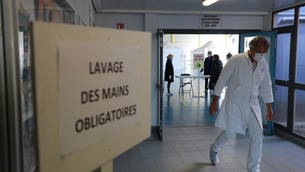 Les locaux du centre Covid-19 de Taverny, dans le Val d'Oise.